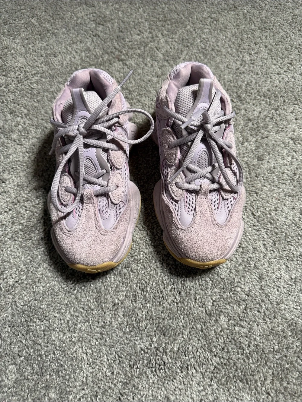 Yeezy size 4 Lavender Athletic Sneakers - Comfortable Everyday Shoes